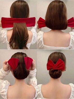Bun maker scrunchies hair tie2pcs